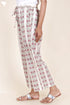 Cambric Cotton Pant In Block Print
